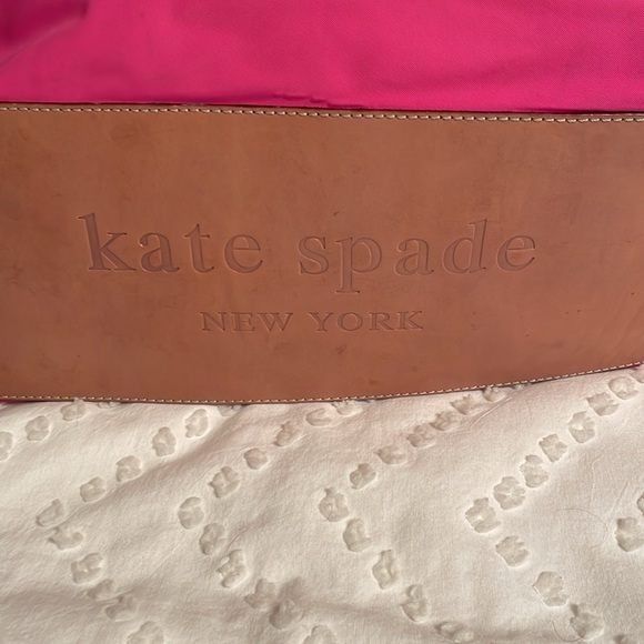 Kate Spade ♠️ Hot pink nylon bag with leather trim - Picture 3 of 10